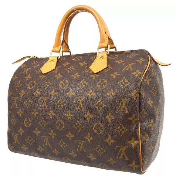 LOUIS VUITTON SPEEDY 30 HANDBAG MONOGRAM CANVAS - Picture 14 of 16